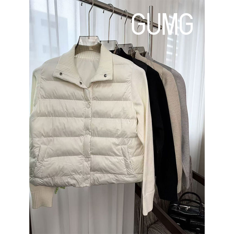【女装优选】GUMG-针织拼接空气小外套GM20474