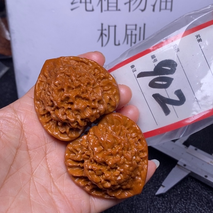 文玩核桃把件902；48官帽