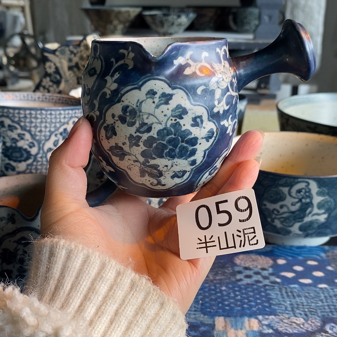 陶手工手绘青花高温陶瓷