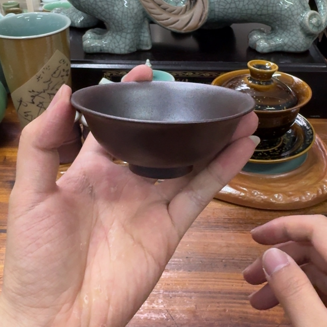 龙泉青瓷茶具微瑕7664