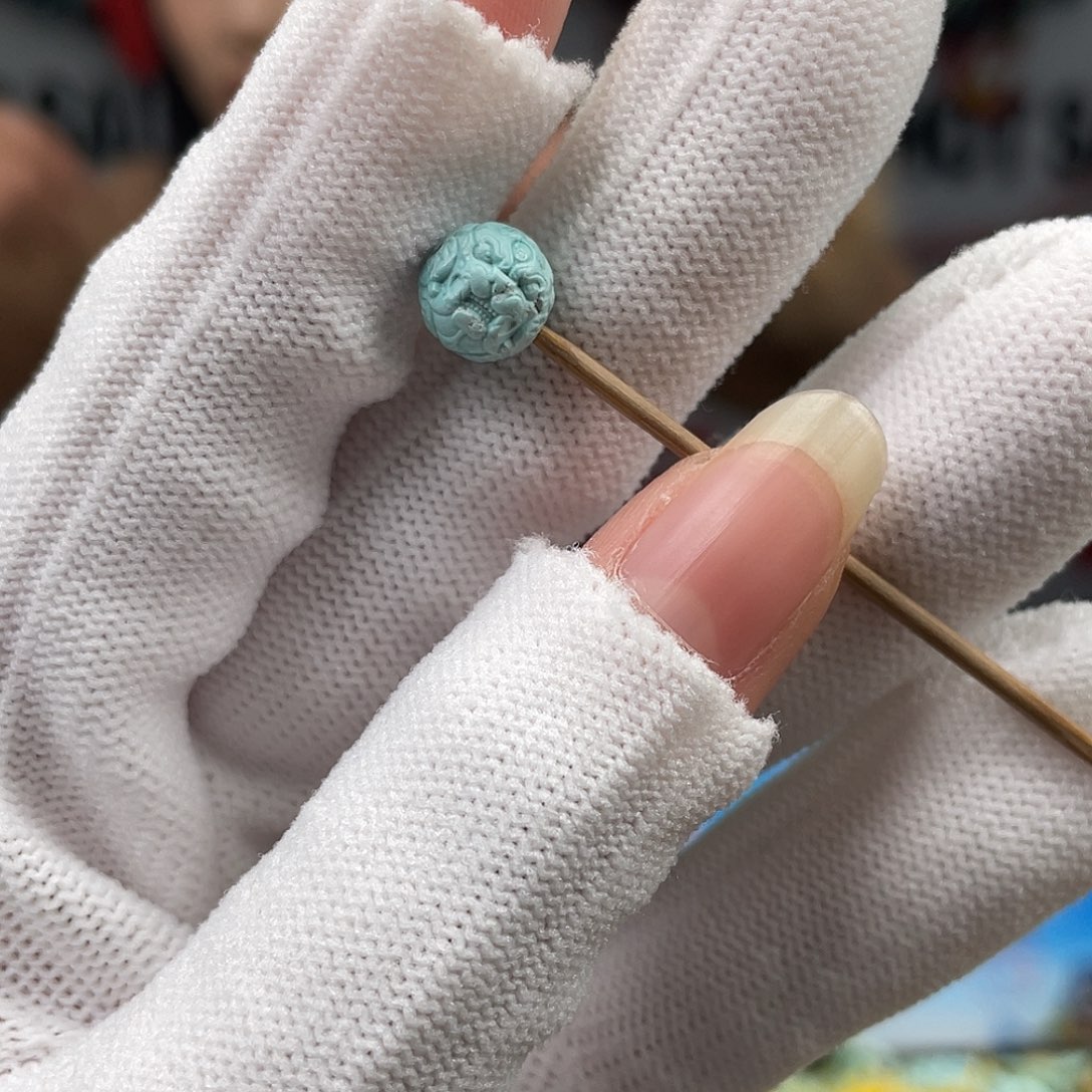 绿松石未镶嵌挂件