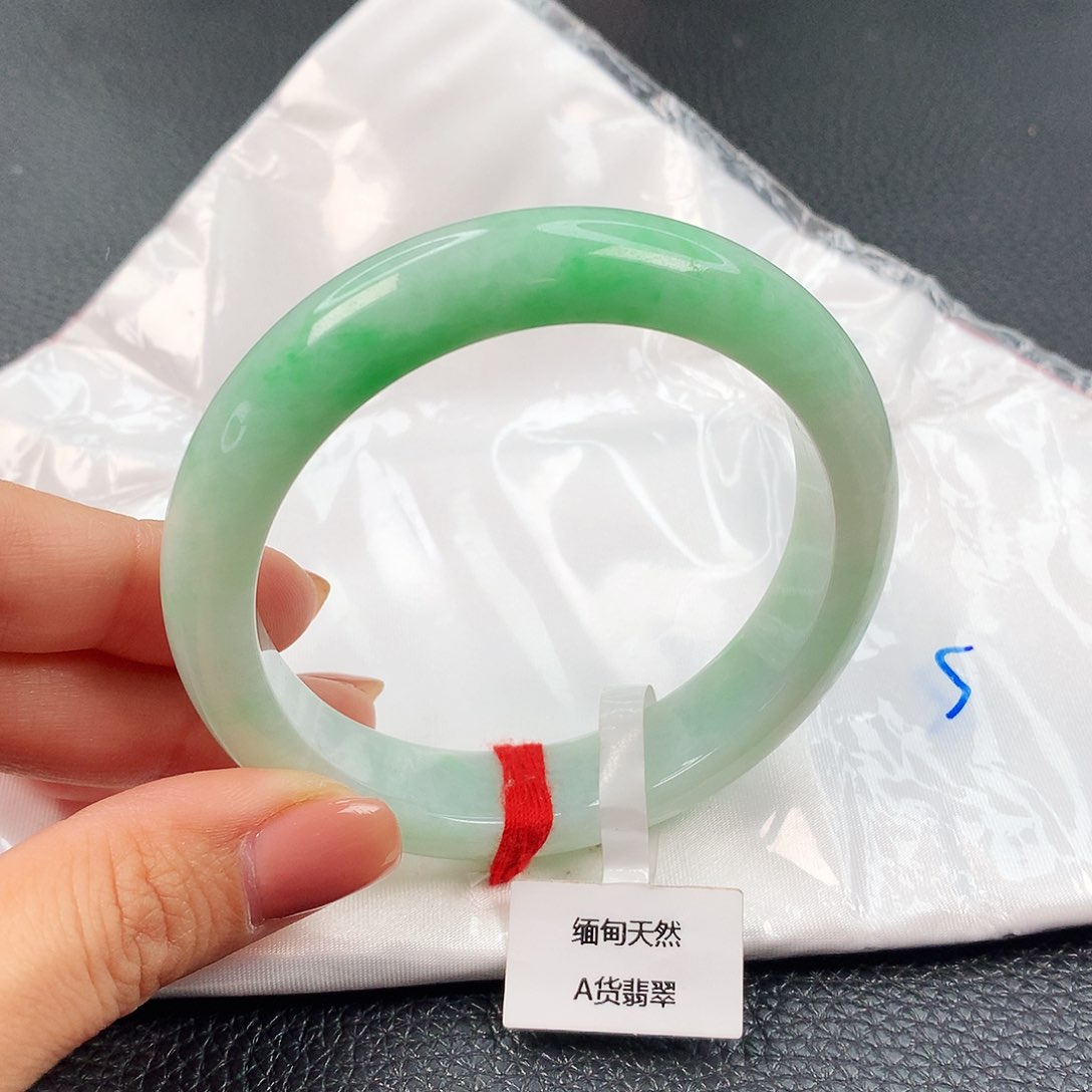 翡翠手镯未镶嵌用****9缅甸天然a货翡翠0534