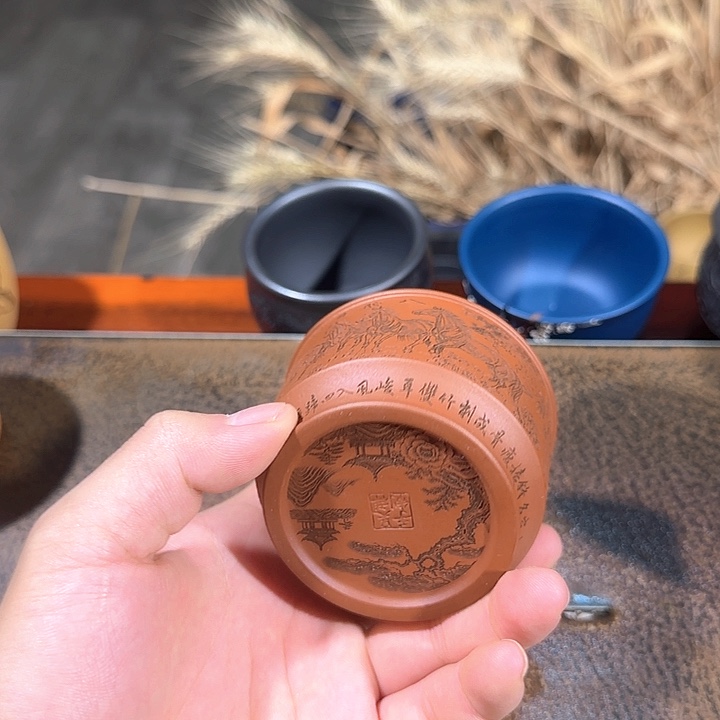 茶杯紫砂全手工紫砂主人杯