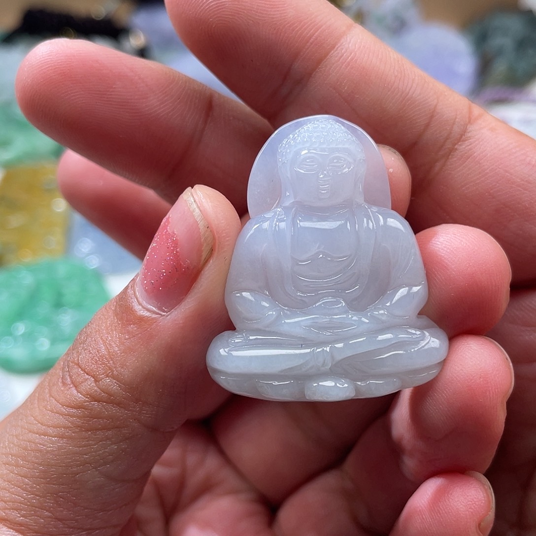 翡翠未镶嵌颈饰翡玉缘翡翠