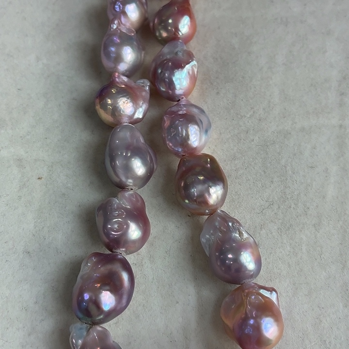 黄***金耳饰淡水珍珠银S925镶嵌