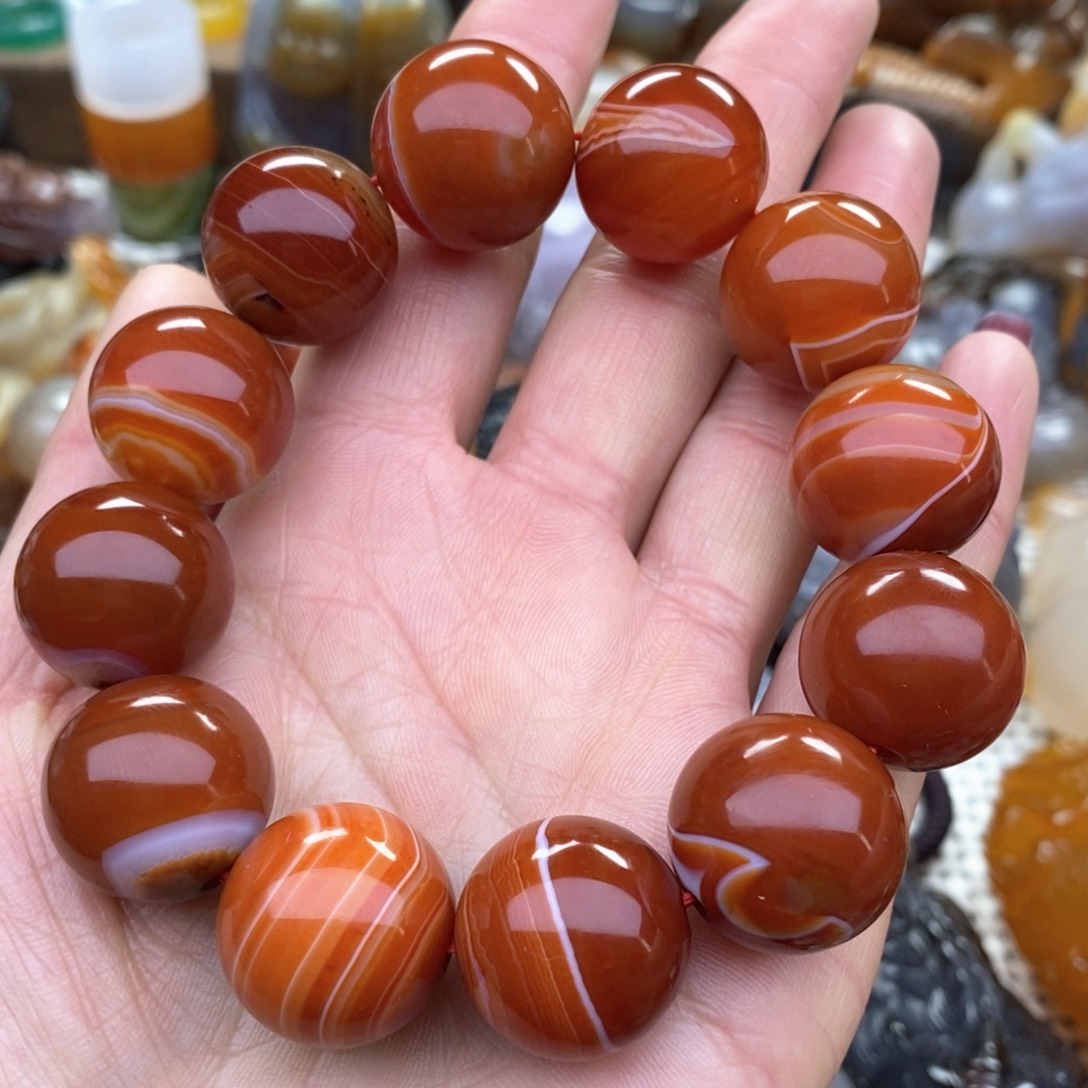 玛瑙/玉髓手串未镶嵌
