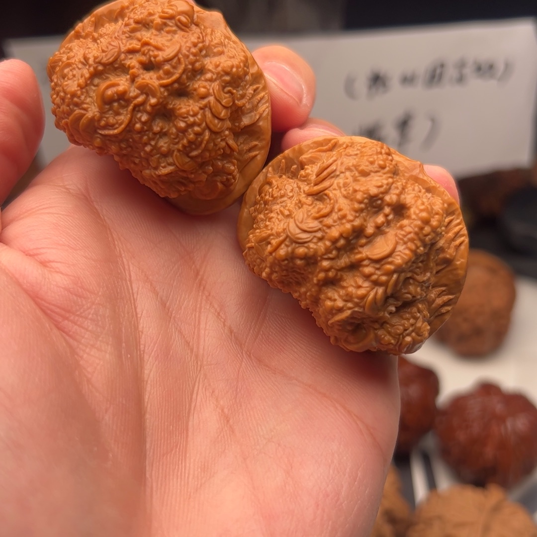 把件文玩核桃蛤蟆43雕刻核桃