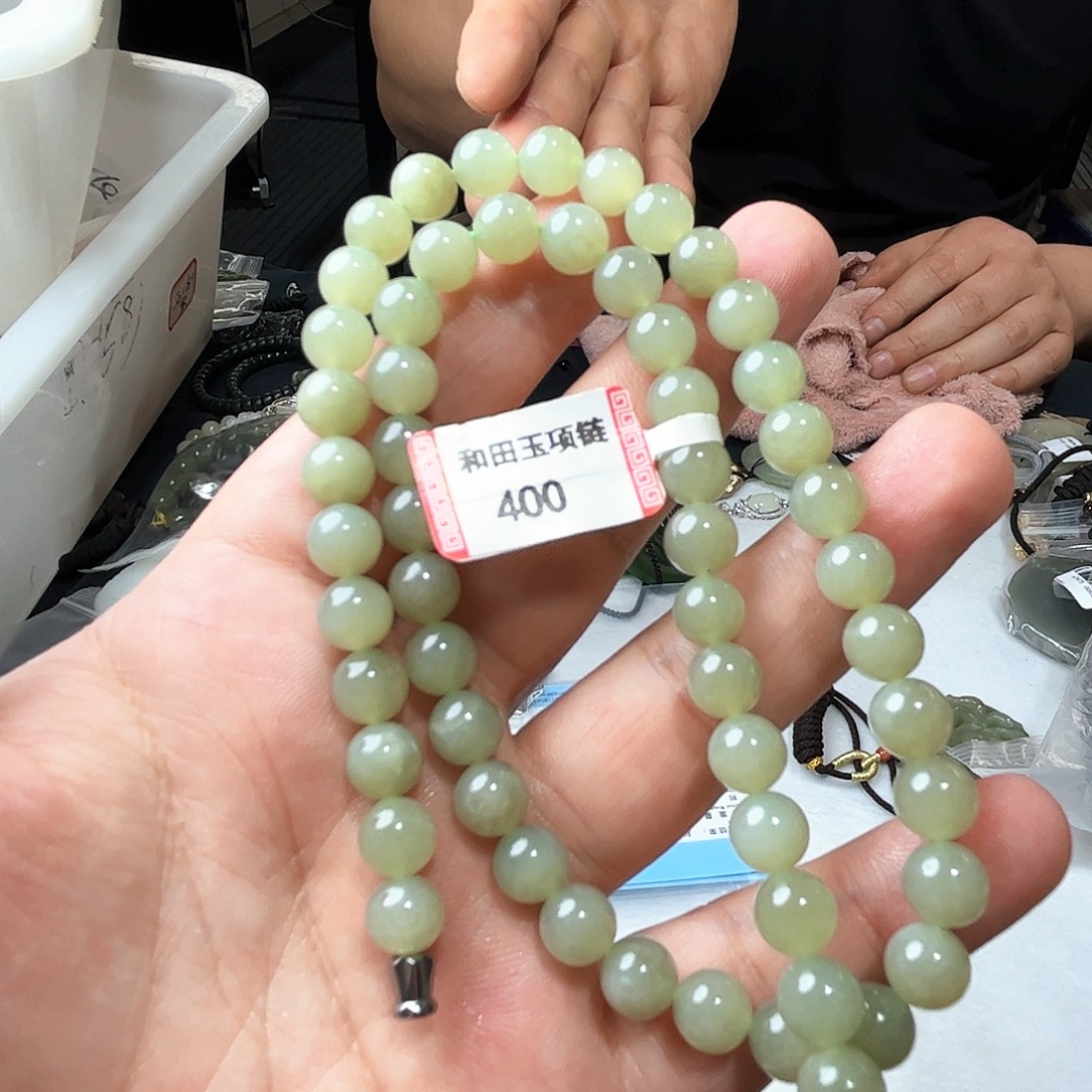 和田玉未镶嵌项链28