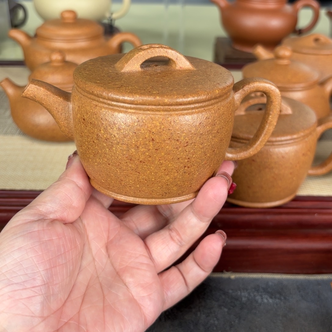 紫砂茶壶柳**明梨皮黄段汉瓦200