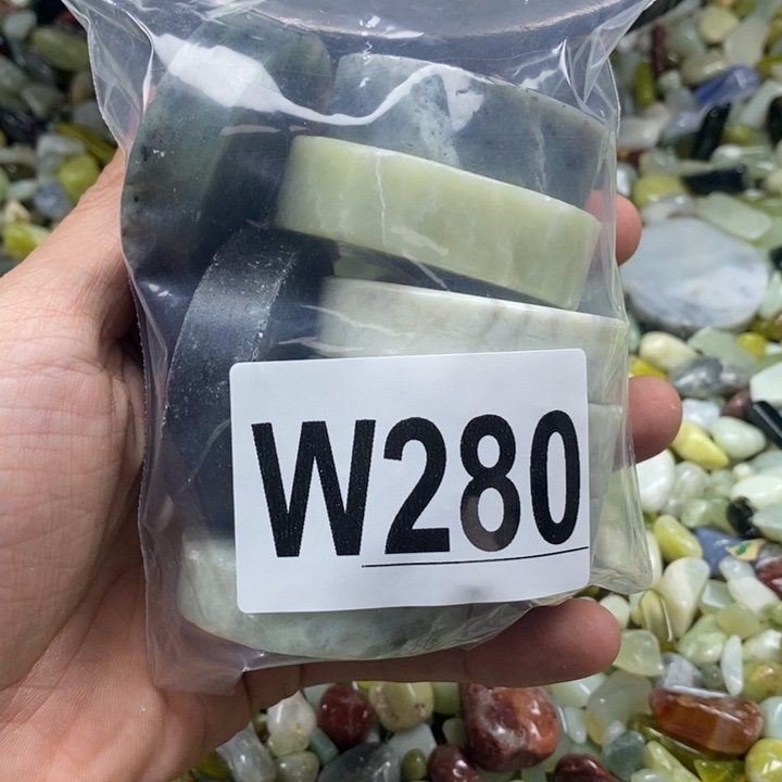 蛇纹石玉未镶嵌鱼缸石