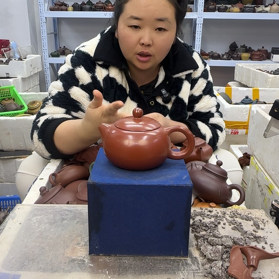 茶壶紫砂宜兴紫砂壶瑕疵处理