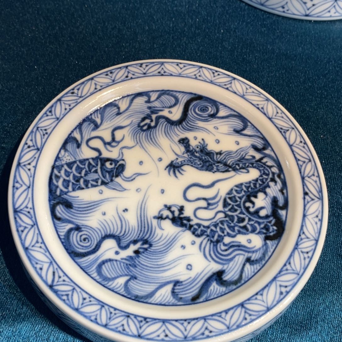 杯景德镇手工手绘陶瓷大盖置