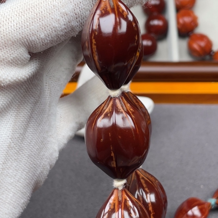 M***橄榄核手串/手链梅林铁素