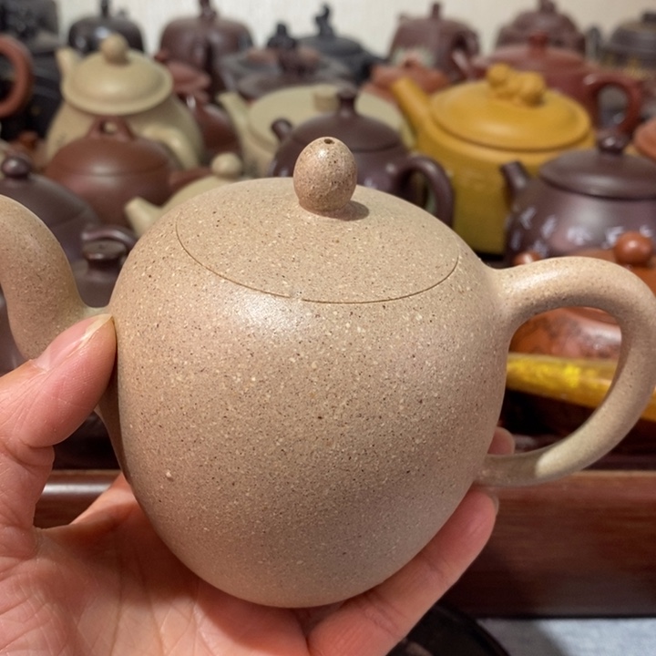 紫砂茶壶微瑕处理一把