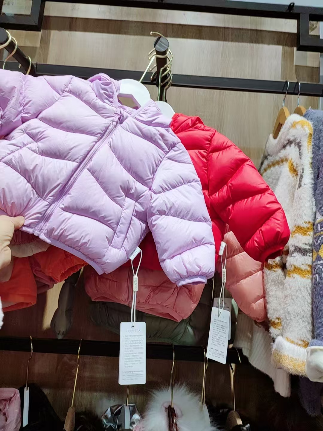 轻羽绒 a类宝宝羽绒服 