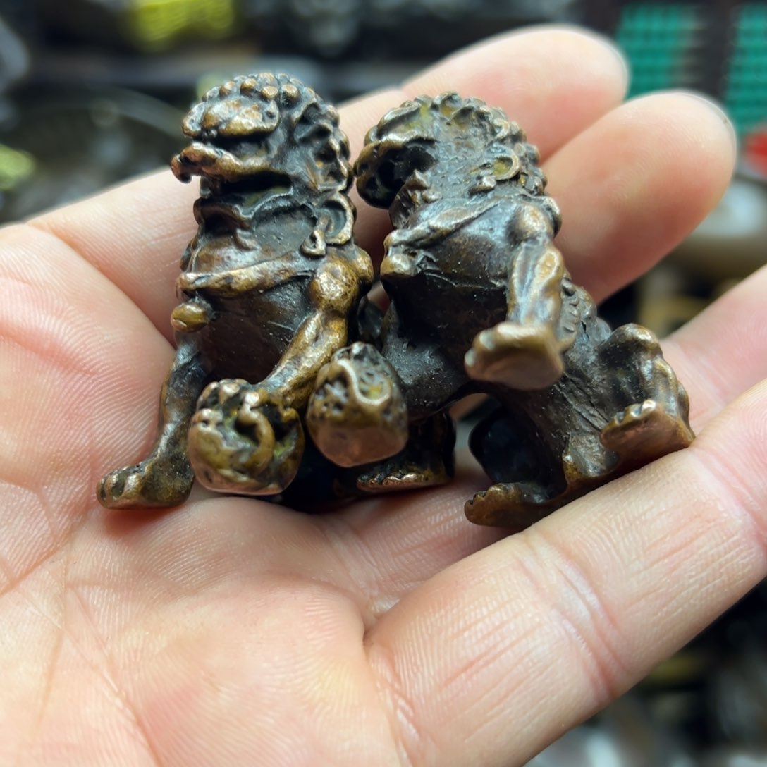 铜摆件欢迎欢迎你