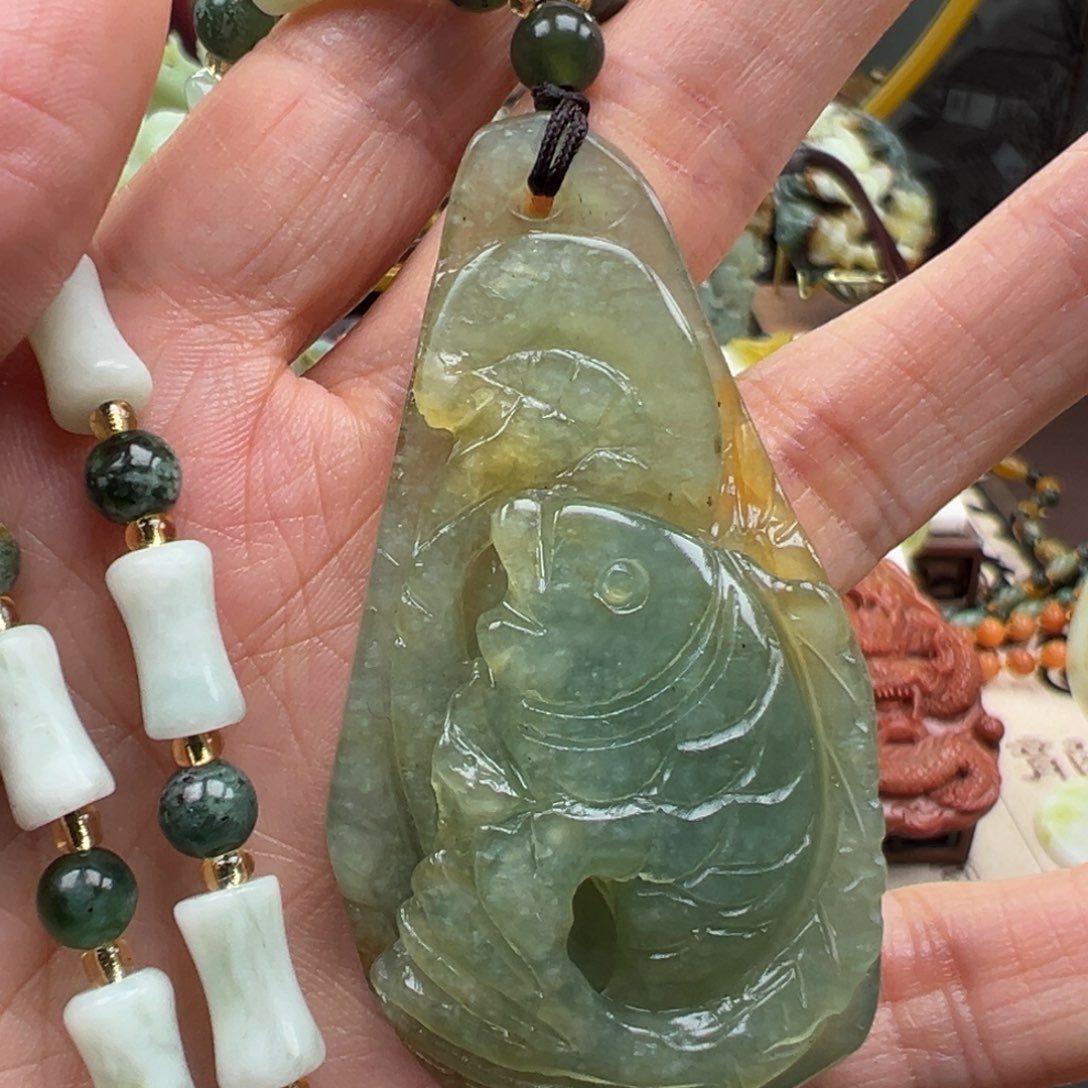 岫玉未镶嵌挂件挂件