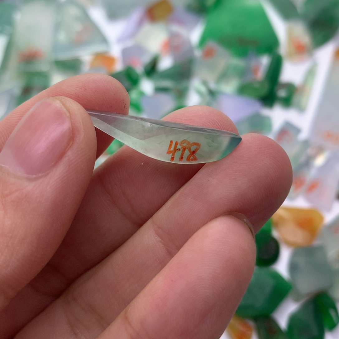 定制翡翠未镶嵌天然缅甸翡翠吊坠挂件