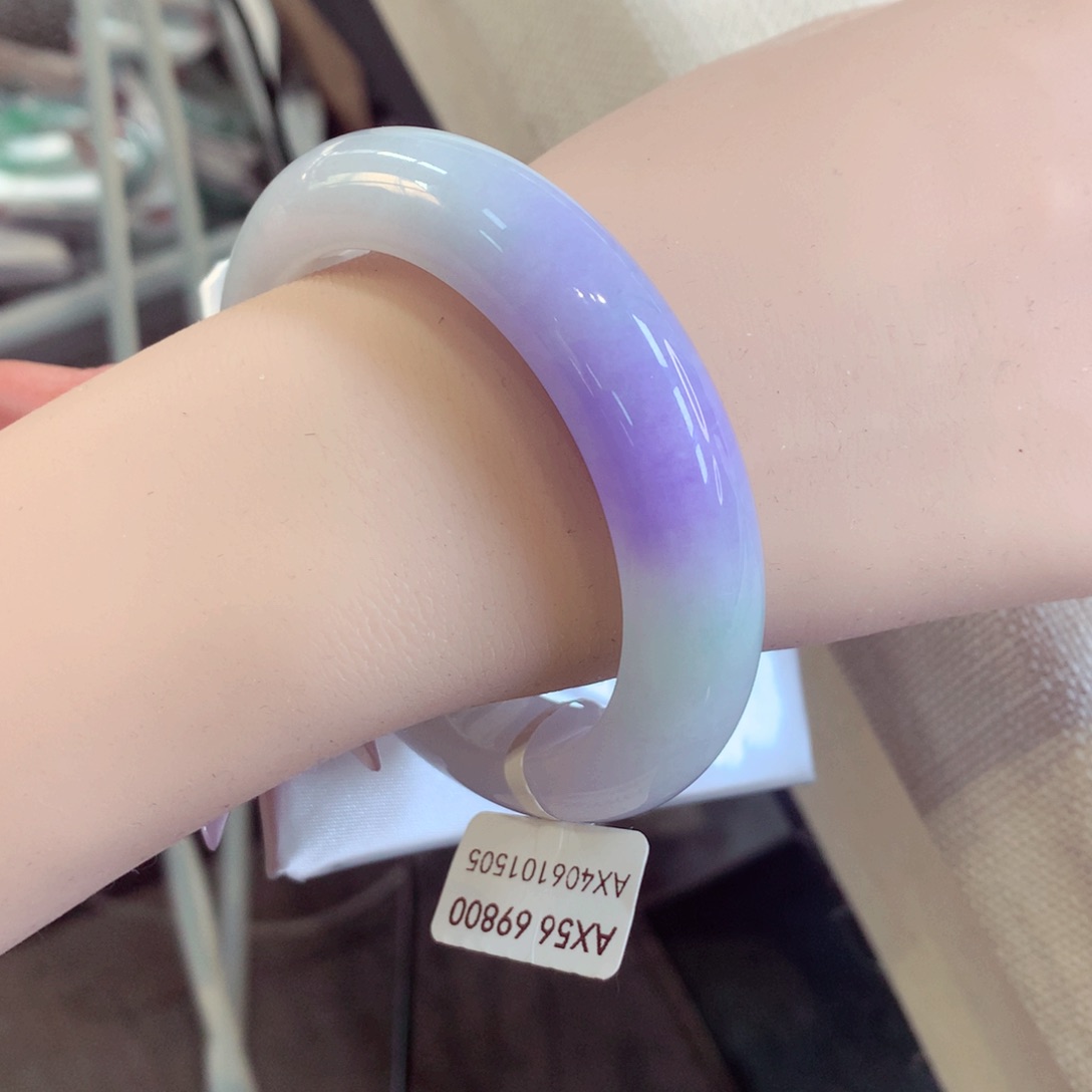 翡翠手镯未镶嵌正圈56（24号）宽版厚装89