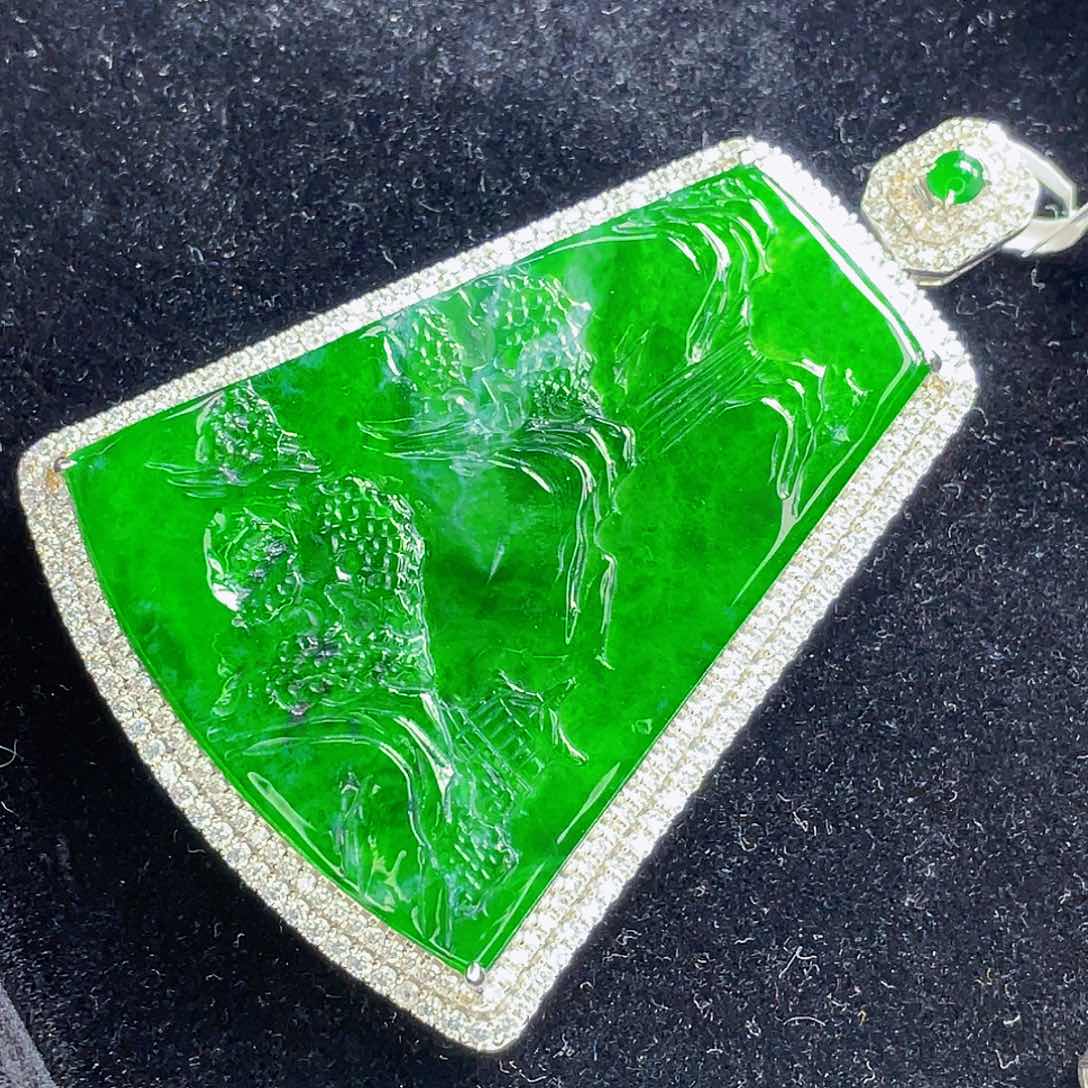 翡翠吊坠(不含链)未镶嵌