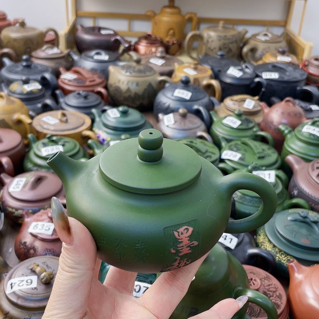 茶壶紫砂李**@紫砂微瑕