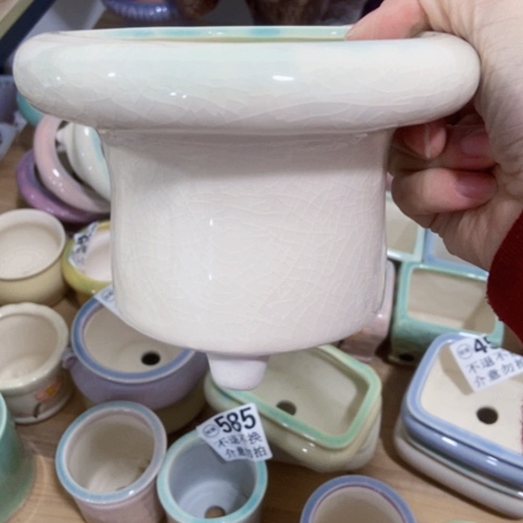 红陶陶瓷多肉花盆