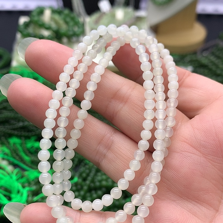 和田玉未镶嵌手链4