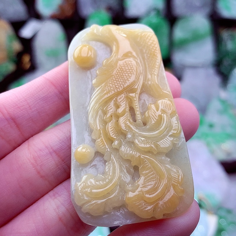 【闪购商品】翡翠颈饰未镶嵌挂件