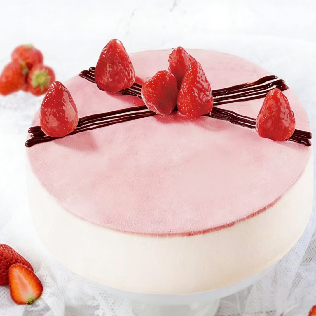 DQ代下单草莓芝士蛋糕型冰淇淋5公里内免费配送草莓芝士口味蛋糕