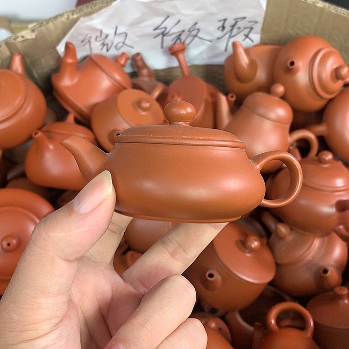 原矿朱泥茶具茶壶家用80
