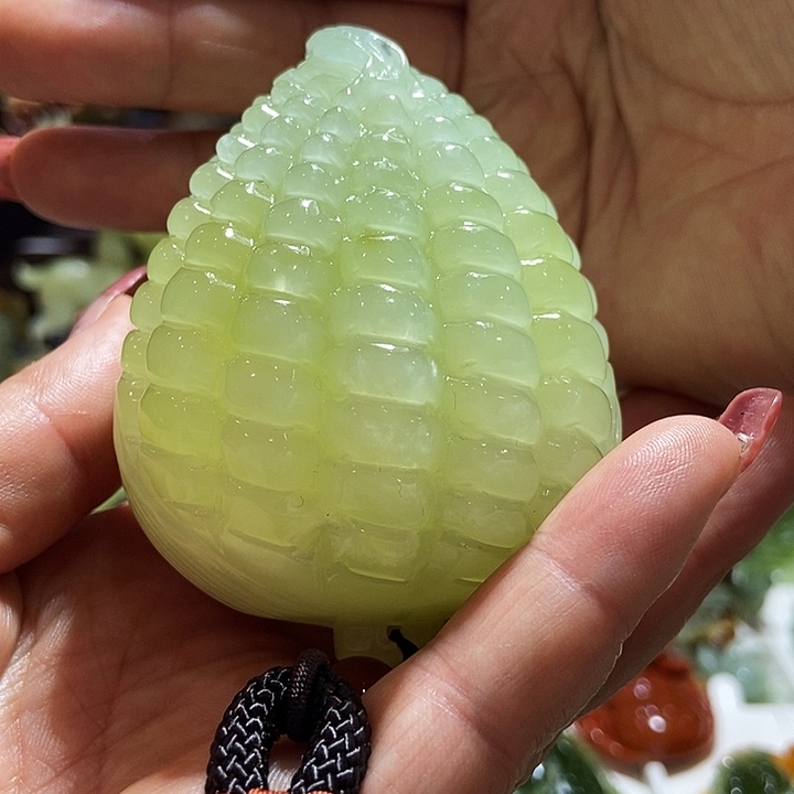 蛇纹石玉手把合金盛**年