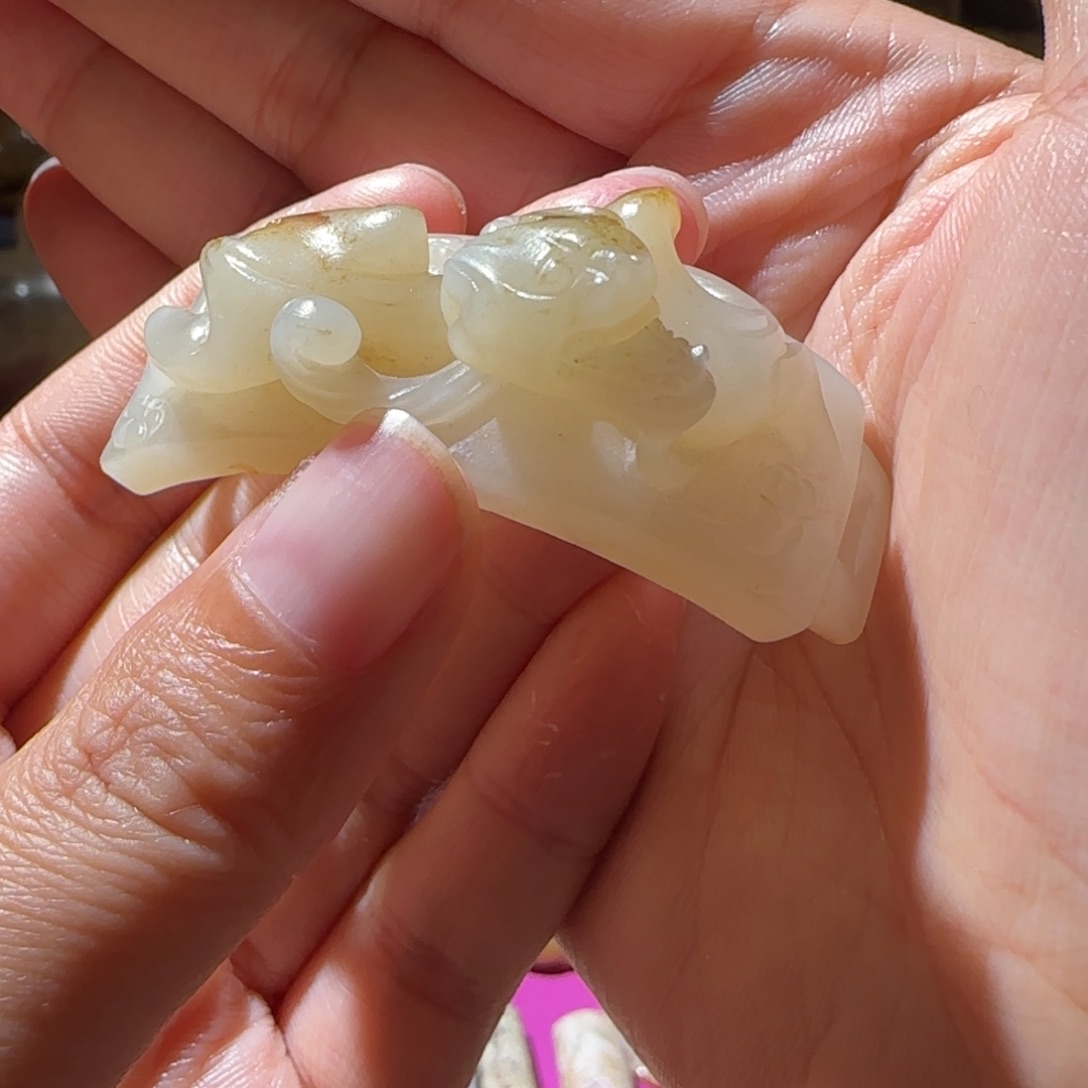 和田玉挂件未镶嵌嘻*