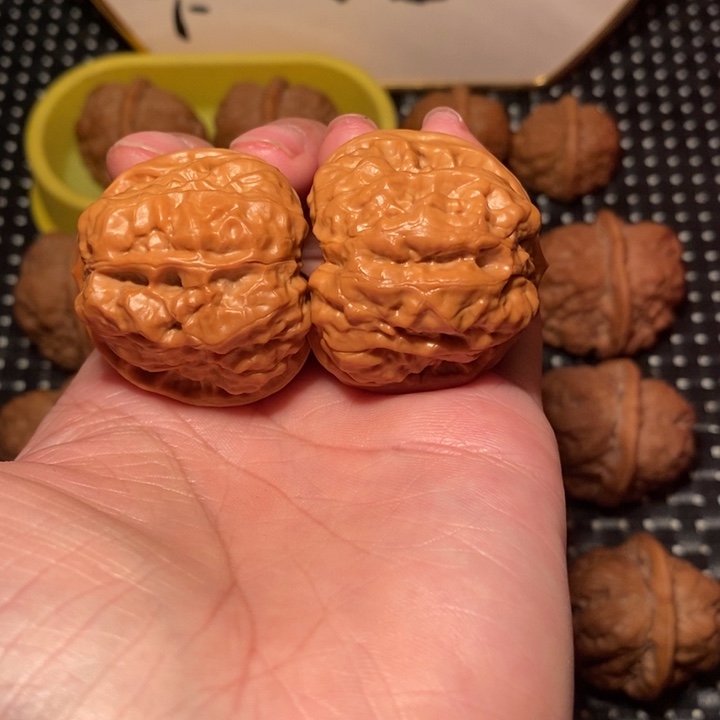 文玩核桃把件开背肌肉蛙