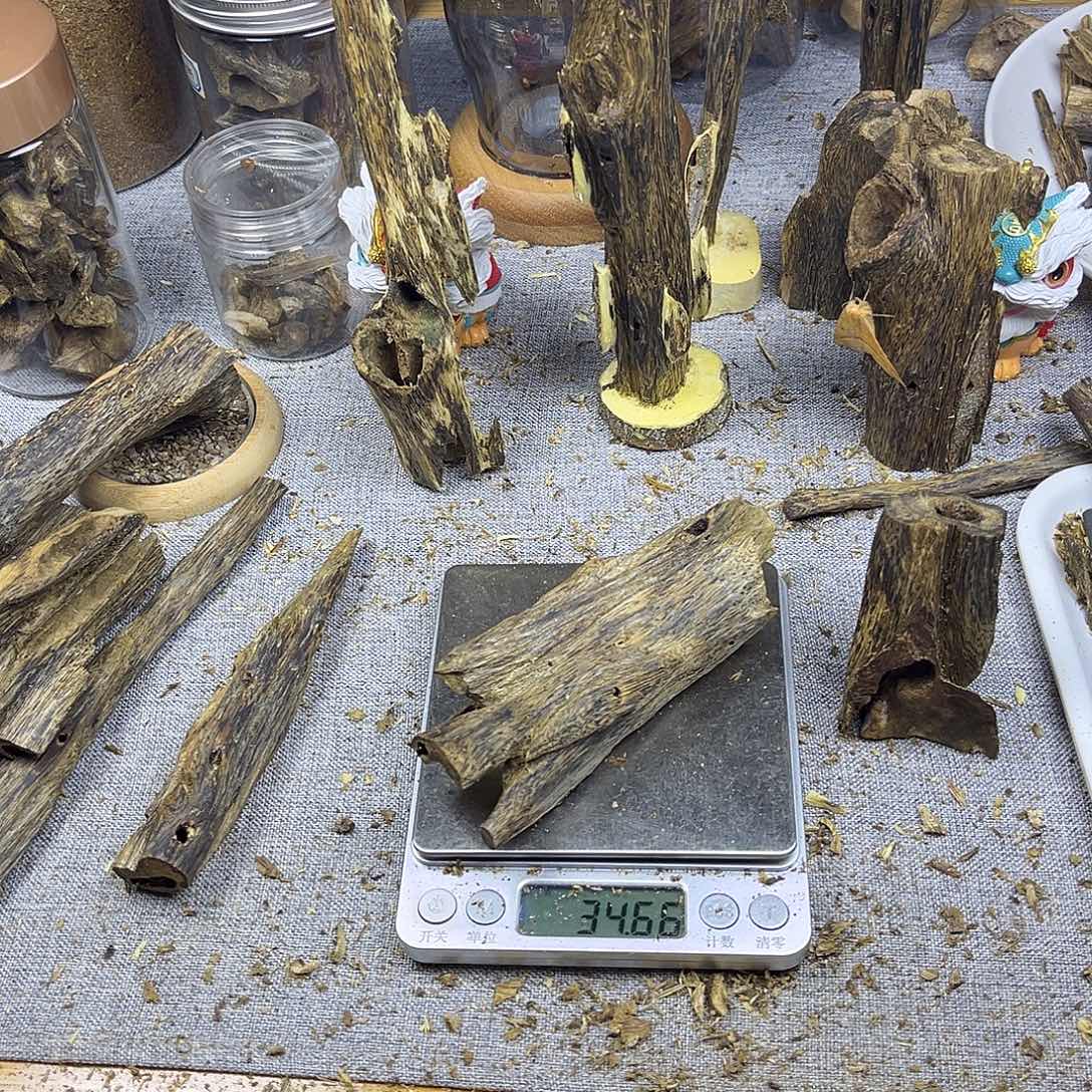 香料奇楠虫漏香34克