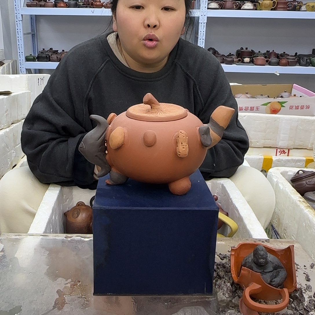 紫砂茶壶宜兴紫砂壶瑕疵处理