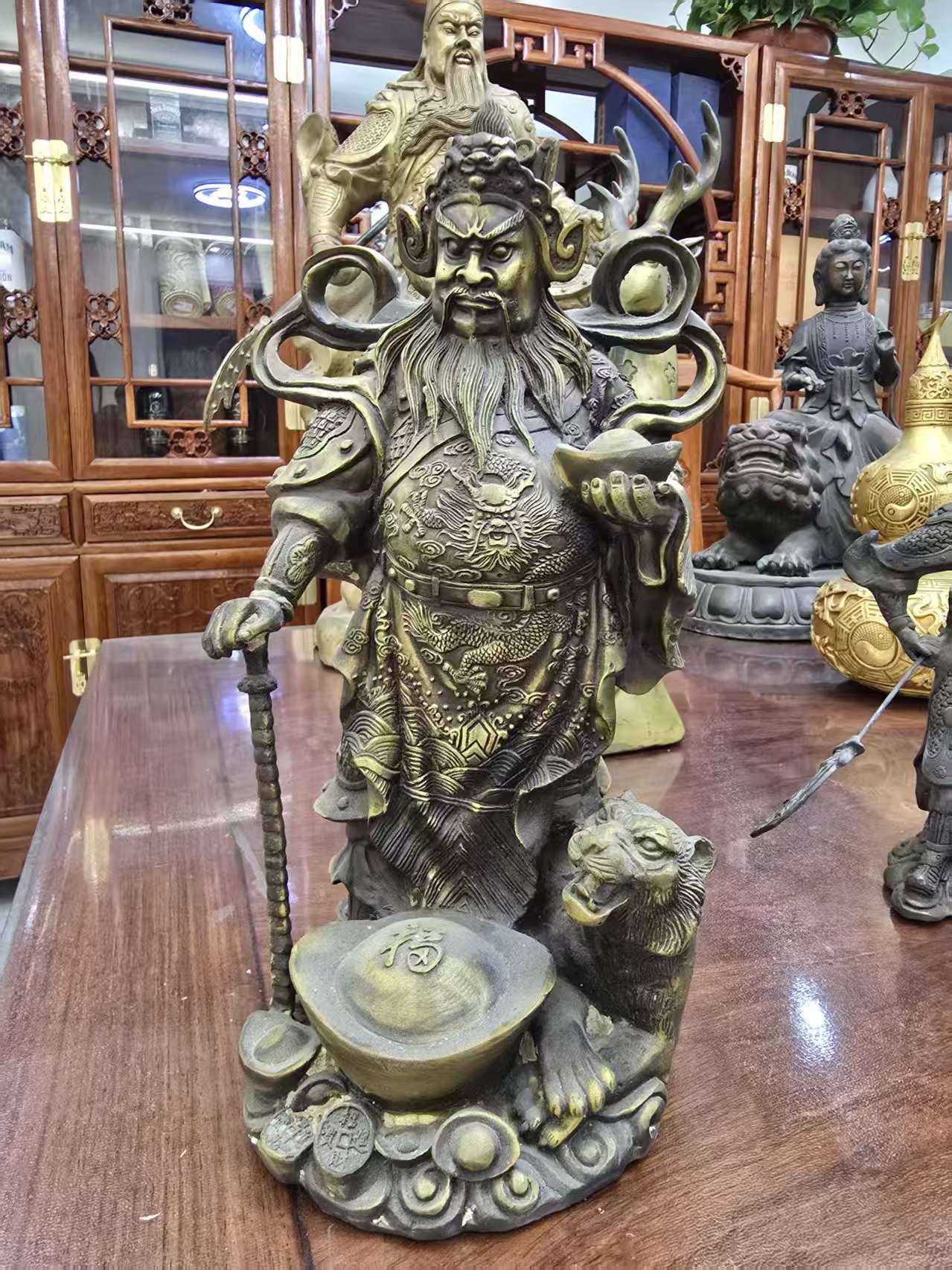 赵公明 摆件 摆件名额 卡 （非 先 货）到货为卡  片
