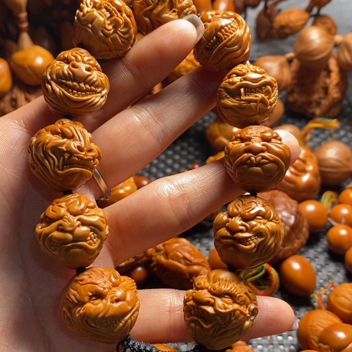 吊坠橄榄核睿**子生肖恶僧