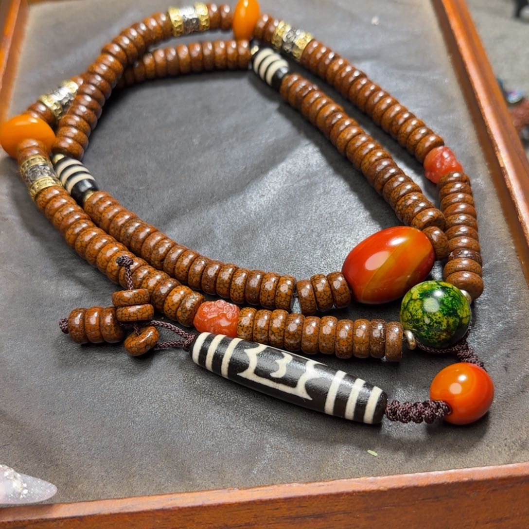 星月菩提吊坠黄*秀精品