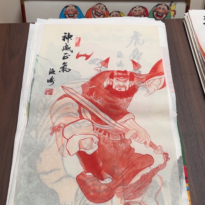 国画纯手绘禅意画作品