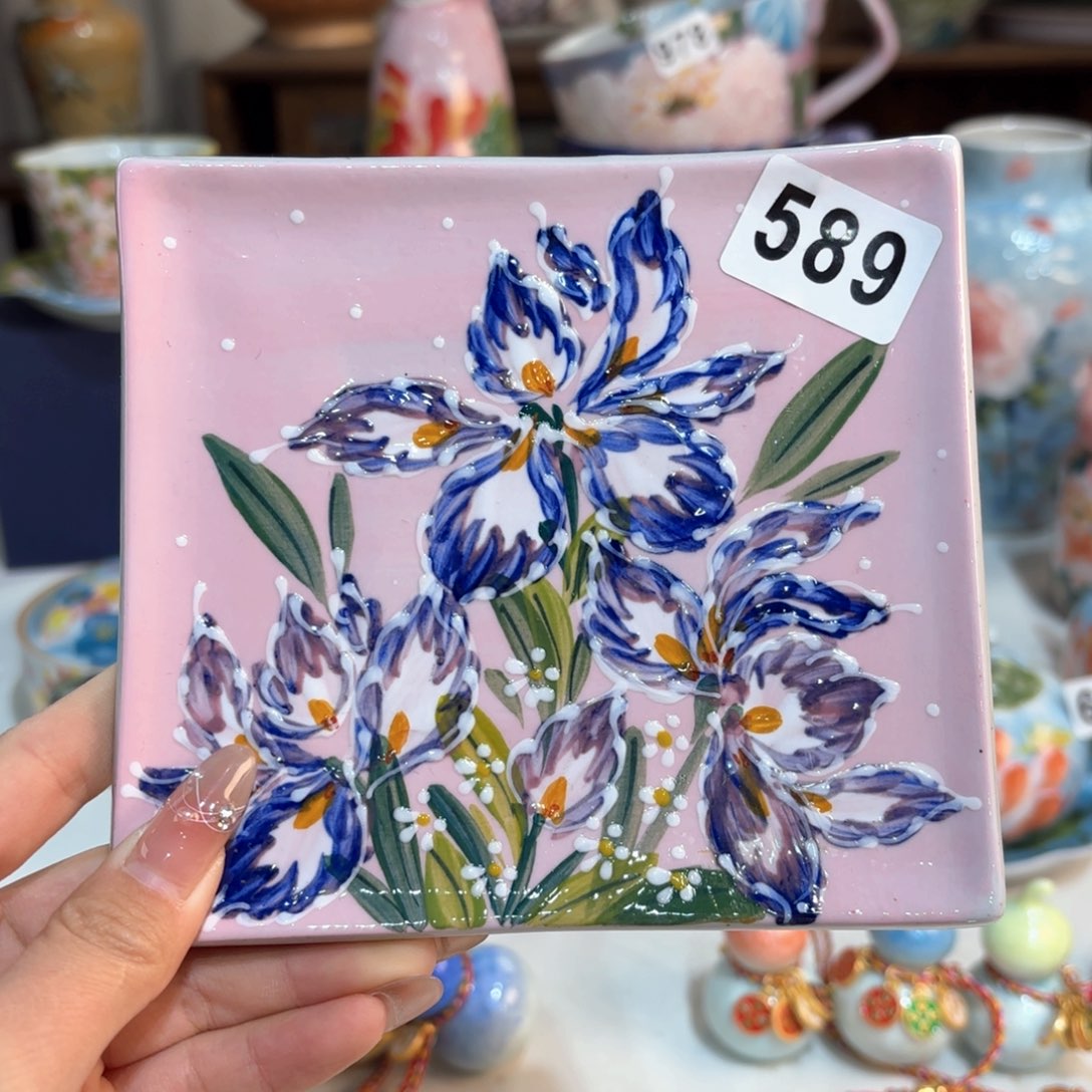 景德镇手绘高温釉下彩陶瓷茶具