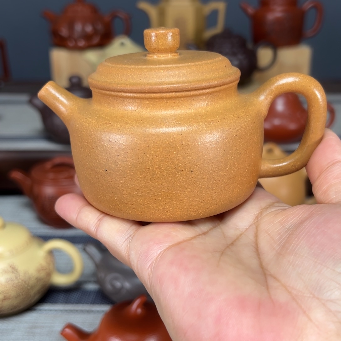 茶壶紫砂德钟黄金段