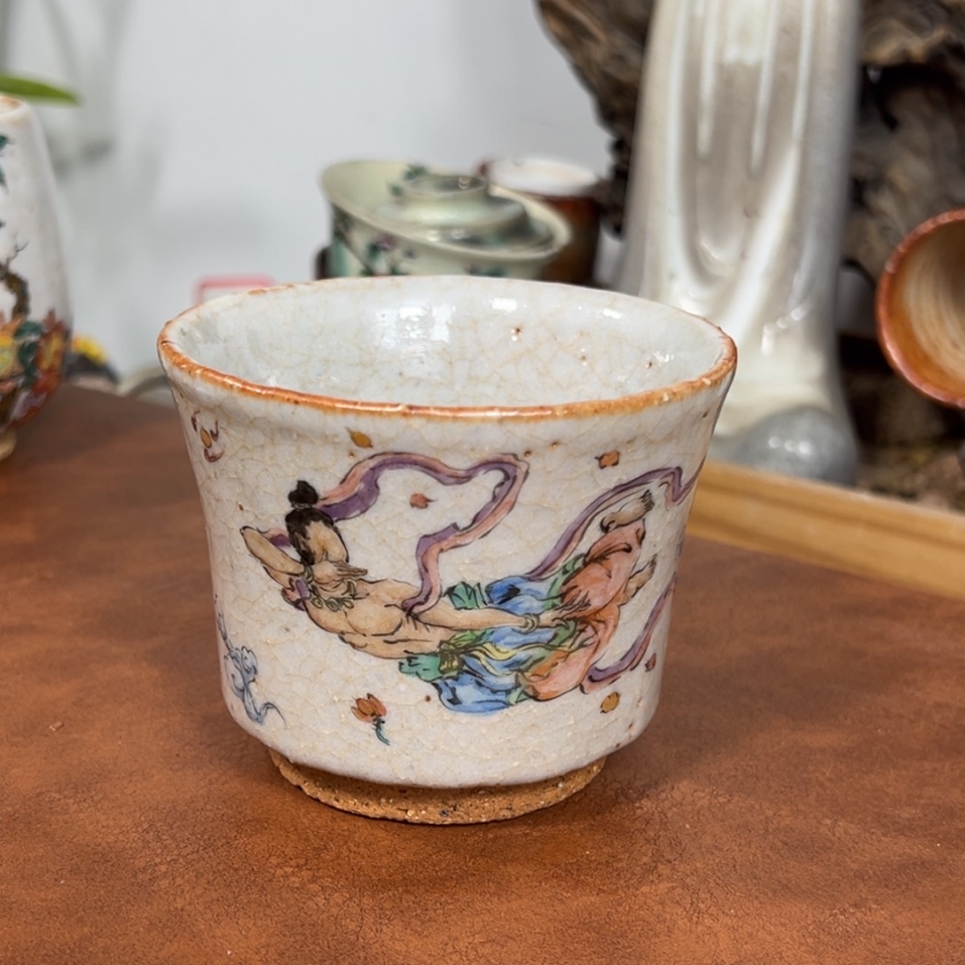 瓷杯子景德镇匠心窑原创手工工艺制作