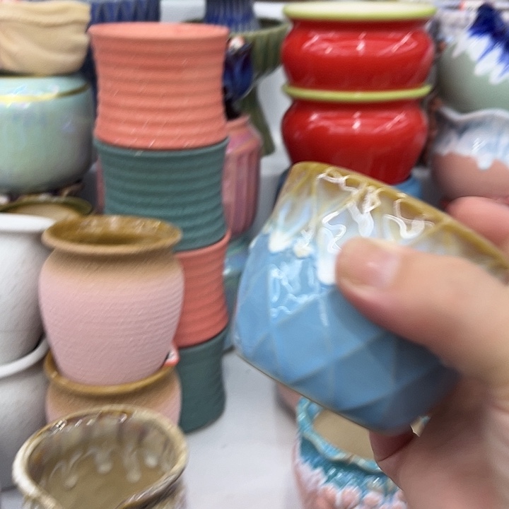 福利品9.99包邮陶瓷花盆