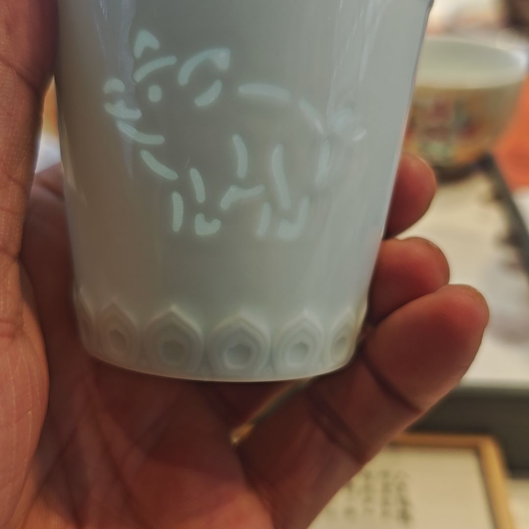 瓷杯子景德镇手工手绘主人杯