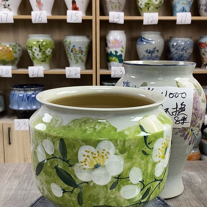 缸13zp景德镇陶瓷花盆