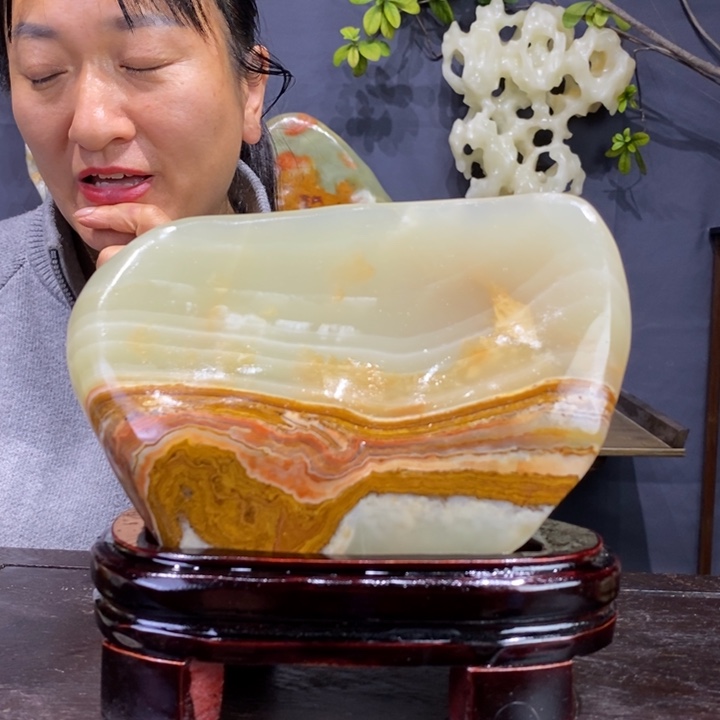 石材精品古青石摆件