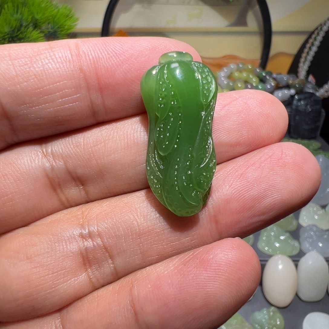 和田玉（碧玉）未镶嵌颈饰