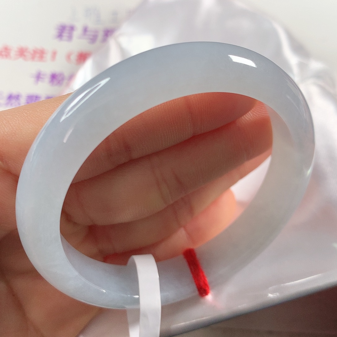 翡翠手镯未镶嵌 正圈①⑥②