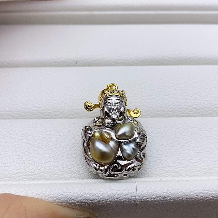 海水珍珠颈饰银S925镶嵌