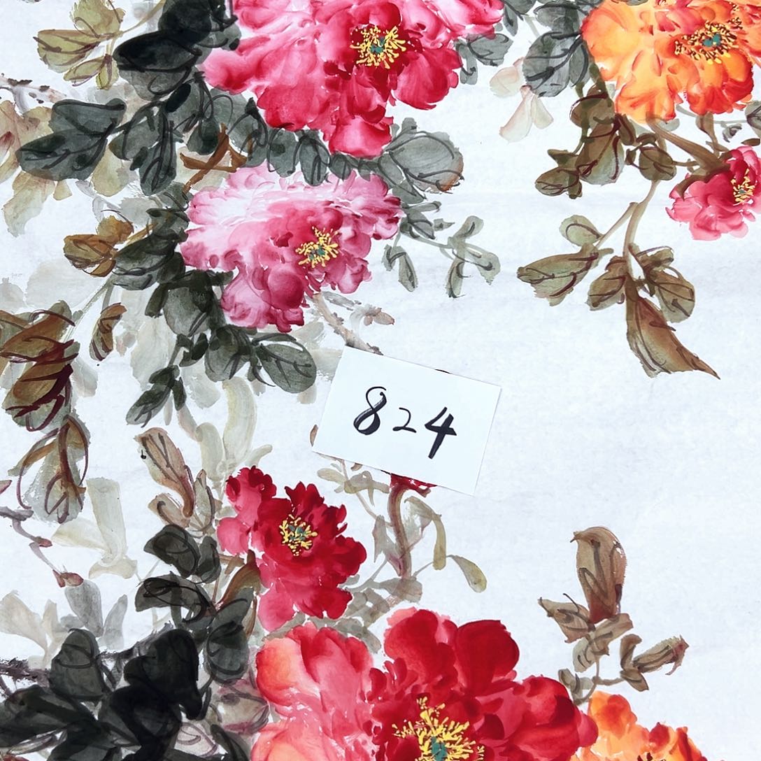 国画国画作品宣纸纯手绘